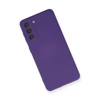 Samsung Galaxy S21 Kılıf Nano içi Kadife Silikon - Mor