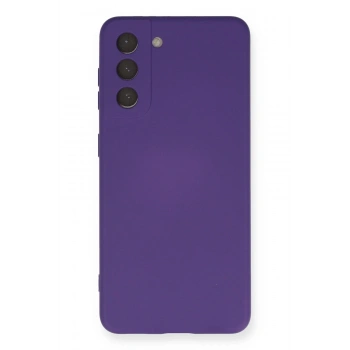 Samsung Galaxy S21 Kılıf Nano içi Kadife Silikon - Mor