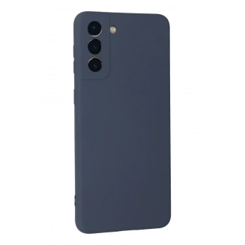 Samsung Galaxy S21 Plus Kılıf Nano içi Kadife Silikon - Gri