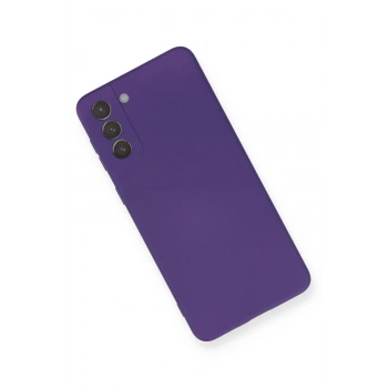 Samsung Galaxy S21 Plus Kılıf Nano içi Kadife Silikon - Mor