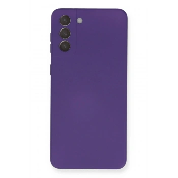 Samsung Galaxy S21 Plus Kılıf Nano içi Kadife Silikon - Mor