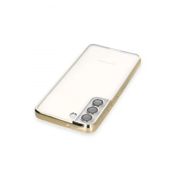 Samsung Galaxy S22 Kılıf Razer Lensli Silikon - Gold