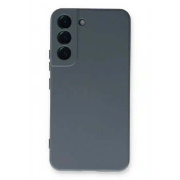 Samsung Galaxy S22 Plus Kılıf Nano içi Kadife Silikon - Gri