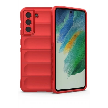 Samsung Galaxy S22 Plus Kılıf Optimum Silikon - Kırmızı