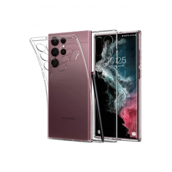 Samsung Galaxy S22 Ultra Kılıf Lüx Şeffaf Silikon