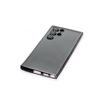 Samsung Galaxy S22 Ultra Kılıf Razer Lensli Silikon - Siyah