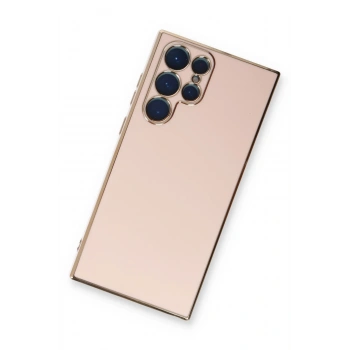 Samsung Galaxy S22 Ultra Kılıf Volet Silikon - Pembe