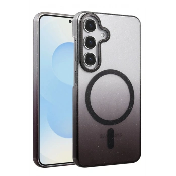 Samsung Galaxy S23 FE Glossy Magsafe Kapak - Siyah