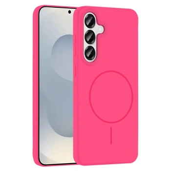 Samsung Galaxy S23 FE Kılıf Jully Magsafe Kapak - Fuşya