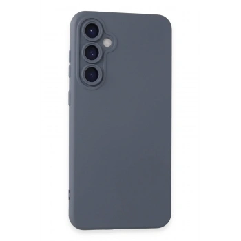 Samsung Galaxy S23 FE Kılıf Nano içi Kadife Silikon - Gri