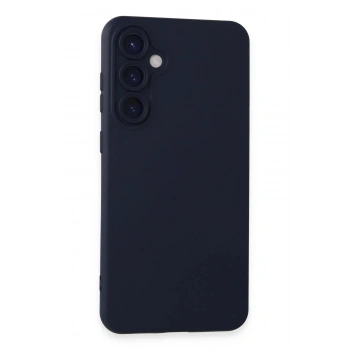 Samsung Galaxy S23 FE Kılıf Nano içi Kadife Silikon - Lacivert