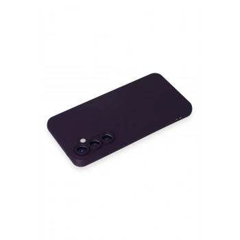 Samsung Galaxy S23 FE Kılıf Nano içi Kadife Silikon - Mor