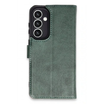 Samsung Galaxy S23 FE Kılıf Trend S Plus Kapaklı Kılıf - Yeşil