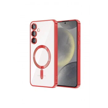 Samsung Galaxy S23 Kılıf Kross Magneticsafe Kapak - Kırmızı