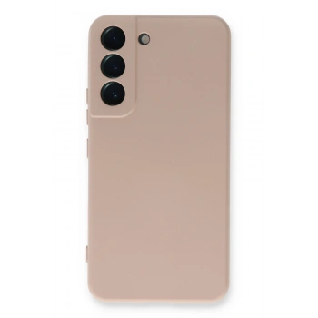 Samsung Galaxy S23 Kılıf Nano içi Kadife Silikon - Pudra