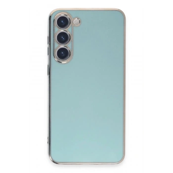 Samsung Galaxy S23 Kılıf Volet Silikon - Açık Yeşil