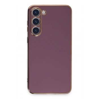 Samsung Galaxy S23 Kılıf Volet Silikon - Mor