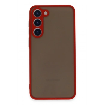 Samsung Galaxy S23 Plus Kılıf Montreal Silikon Kapak - Kırmızı
