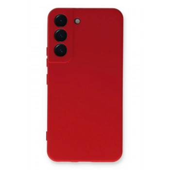 Samsung Galaxy S23 Plus Kılıf Nano içi Kadife Silikon - Kırmızı