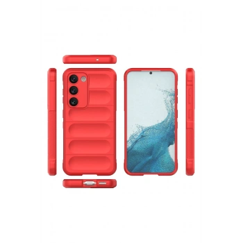 Samsung Galaxy S23 Plus Kılıf Optimum Silikon - Kırmızı