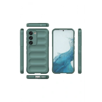 Samsung Galaxy S23 Plus Kılıf Optimum Silikon - Koyu Yeşil