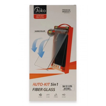 Samsung Galaxy S23 Ultra 5in1 Fiber Hayalet Cam Ekran Koruyucu