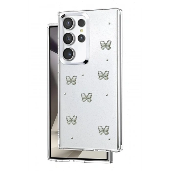 Samsung Galaxy S23 Ultra Fiyonk Desenli Kapak - Desen 1