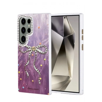 Samsung Galaxy S23 Ultra Kılıf Blade Aynalı Desenli Kapak - Desen 1