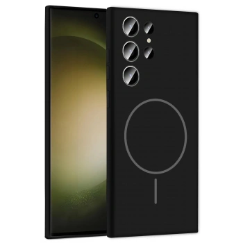 Samsung Galaxy S23 Ultra Kılıf Jully Magsafe Kapak - Siyah