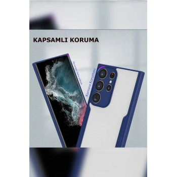 Samsung Galaxy S23 Ultra Kılıf Platin Silikon - Kırmızı