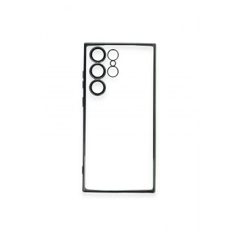 Samsung Galaxy S23 Ultra Kılıf Razer Lensli Silikon - Yeşil