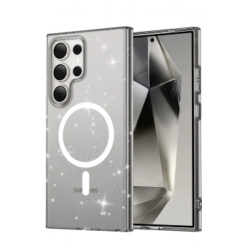 Samsung Galaxy S23 Ultra Kılıf Star Magsafe Kapak - Siyah
