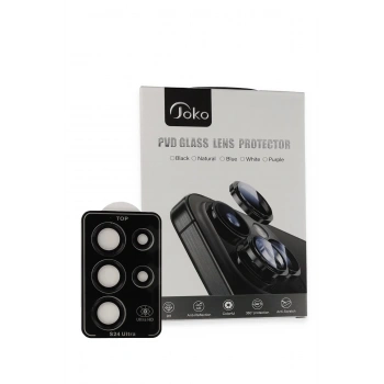 Samsung Galaxy S23 Ultra PVD Metal Kamera Lens - Siyah