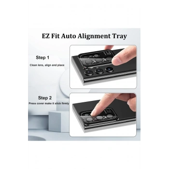 Samsung Galaxy S23 Ultra Valdez Metal Kamera Lens - Kırmızı