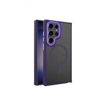 Samsung Galaxy S23 Ultra Winner Magsafe Kapak - Derin Mor