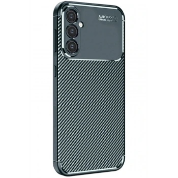 Samsung Galaxy S24 FE Kılıf Auto Focus Karbon Kapak - Koyu Yeşil