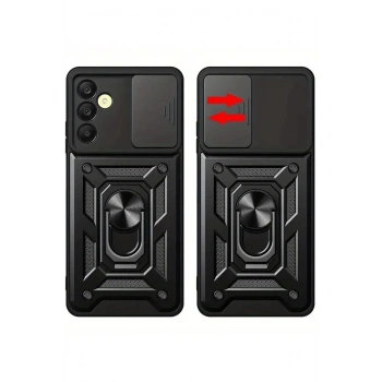 Samsung Galaxy S24 FE Pars Lens Yüzüklü Silikon - Lacivert