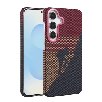 Samsung Galaxy S24 FE Vega Magsafe Kapak - Kırmızı