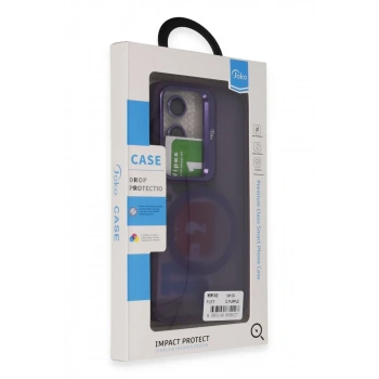 Samsung Galaxy S24 Flet Lens Magsafe Kapak - Derin Mor