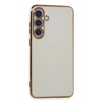 Samsung Galaxy S24 Plus Kılıf Volet Silikon - Beyaz