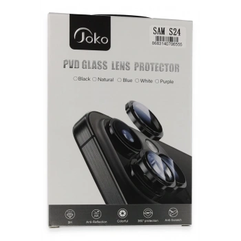 Samsung Galaxy S24 PVD Metal Kamera Lens - Derin Mor