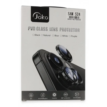 Samsung Galaxy S24 PVD Metal Kamera Lens - Siyah