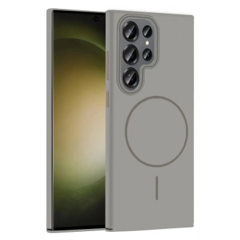 Samsung Galaxy S24 Ultra Broş Magsafe Kapak - Titan Gri