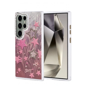 Samsung Galaxy S24 Ultra Kılıf Blade Aynalı Desenli Kapak - Desen 7