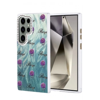 Samsung Galaxy S24 Ultra Kılıf Blade Aynalı Desenli Kapak - Desen 9