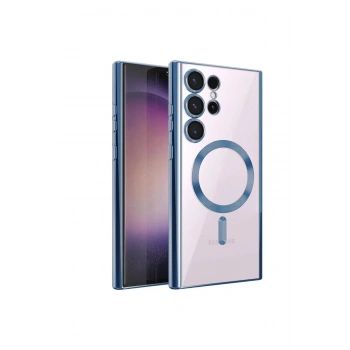 Samsung Galaxy S24 Ultra Kılıf Kross Magneticsafe Kapak - Sierra Blue