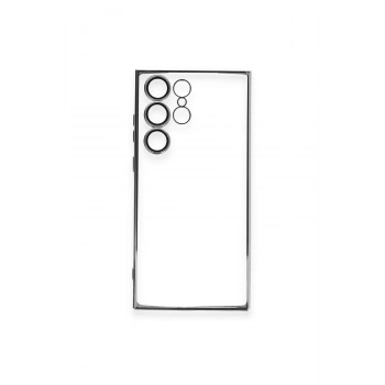 Samsung Galaxy S24 Ultra Kılıf Razer Lensli Silikon - Mor