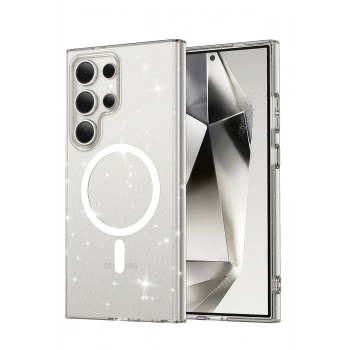 Samsung Galaxy S24 Ultra Kılıf Star Magsafe Kapak - Şeffaf