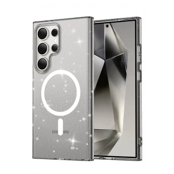 Samsung Galaxy S24 Ultra Kılıf Star Magsafe Kapak - Siyah