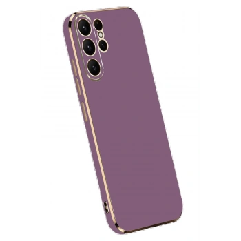 Samsung Galaxy S24 Ultra Kılıf Volet Silikon - Mor